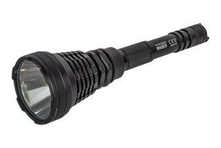 The Nitecore MH40GTR hunting flashlight features a large heavy duty bezel